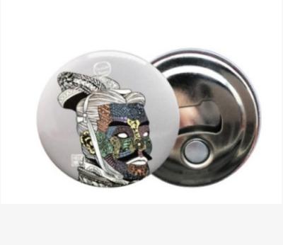 China Custom Round Magnetic Logo Anime Cartoon Tin Badge / Pin Makers Tin Button Badges Tin Badge for sale