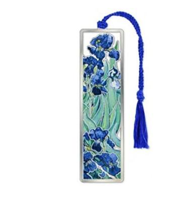 China Hot Selling Custom Cute Custom Europe Enamel Flower Shape Metal Soft Bookmarks For Books for sale