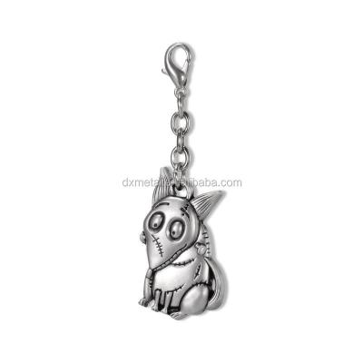 China Metal Enamel Zinc Alloy Charm, Dog Shape Zipper Head, Custom Metal Enamel Zipper Heads for sale