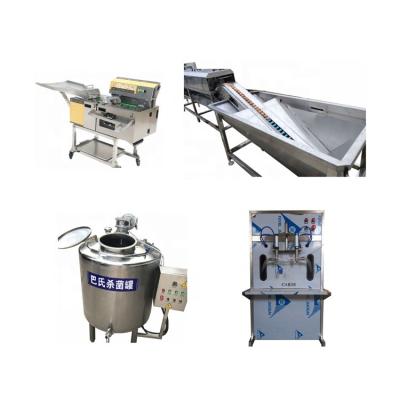 China Industrial Easy Egg Yolk Separate Pasteurization Mixer Pasteurization Washing Eggs Cooling Cooling Filling Machine Can Customize for sale