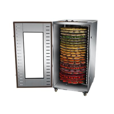 China Fruits Commercial Food 22trays Dehydrated Beef Jerky Dehydrator Machine Rotary Dehydrated Garlic Onion Vegetable Flakes Making Machine for sale