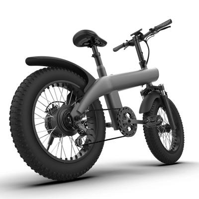 China High Speed ​​Aluminum Alloy Q3 Ebike 36v 48v 750w Offroad Electric Bicycle 20 Inch Fat Tire Mountain Sports Bike for sale