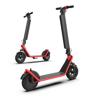 China Rear LED unisex Max Range 40-50KM 10 inch 36V 450W 13AH lithium battery electric scooter foldable for sale