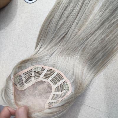 China Mono With Open Weft Running Mono Monofilament With Open Weft Virgin Hair Low Toppers For Thinning Hair Women Clips In Hair Correction for sale