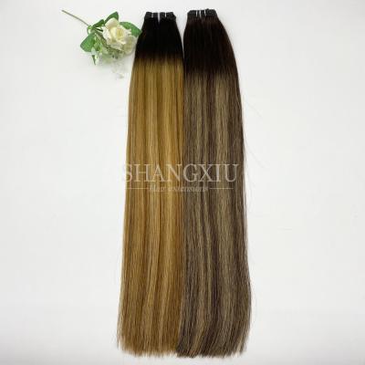 China Hot Selling High Quality Customizable Silky Flat Hair Weft Extensions Flat Weft Extensions Mor211122 for sale