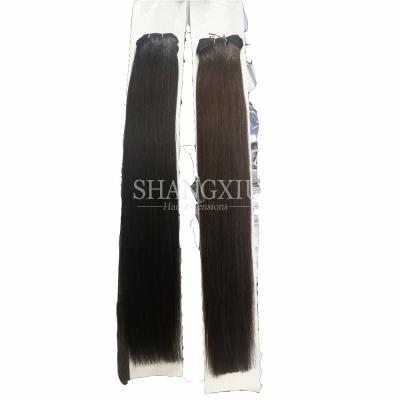 China Wholesale Silky Straight Virgin Hair 100% Pure Wave Color Hand Tied Weft Shiny Chinese Hair Extensions Good Quality For Thin Hair Women for sale