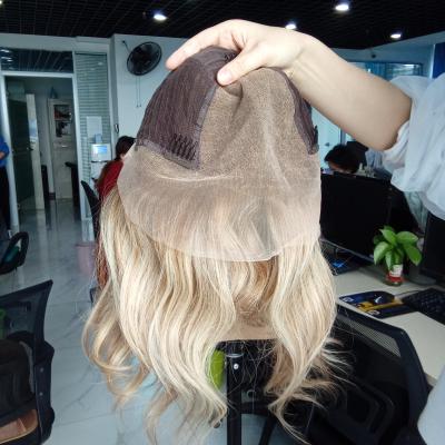 China Wholesale Regular Wave Wigs Quick Wave Balayage Wigs Wavy Hair Prosthesis for sale