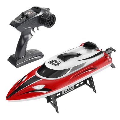 China BLLRC L100 Racing Boat High Horsepower Wheel Boat Electric Sporty Red High Speed ​​Plastic Remote Control Water Toys for sale