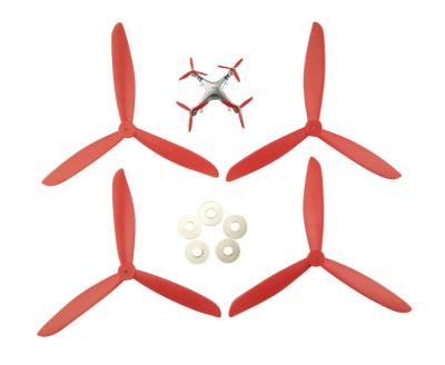 China Four-axis Eco-friendly Aircraft Parts SYMA X8C X8G X8HW X8HC X8HG Helicopter Material BLLRC Propeller Landing Gear Protection Ring Red for sale