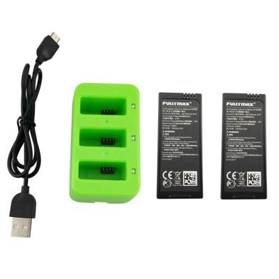 China Radio Control Toy 2PCS 3.8V 1100mAh Lithium Battery with 3 in 1 Charger for TELLO Drone for sale