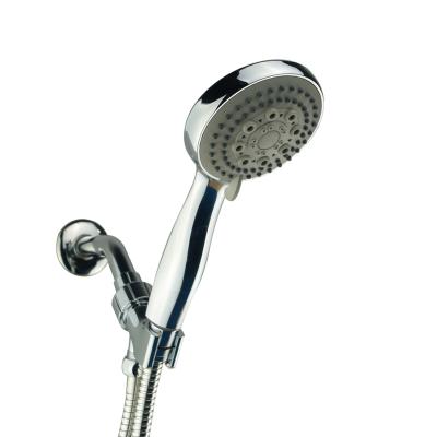 China Handheld diverter bathroom shower head being set with shower arm adapter and shower hose for sale