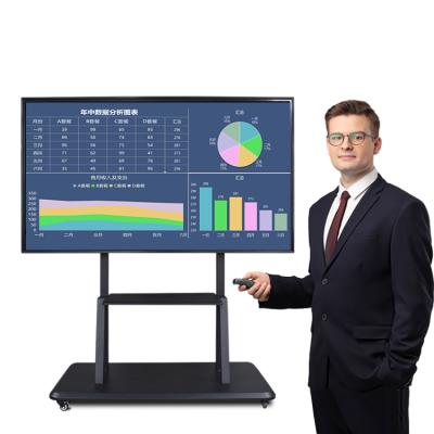 China School teaching and interactive vision board 4K JMSX HD LCD touch screen panel smart android pizarras for school à venda