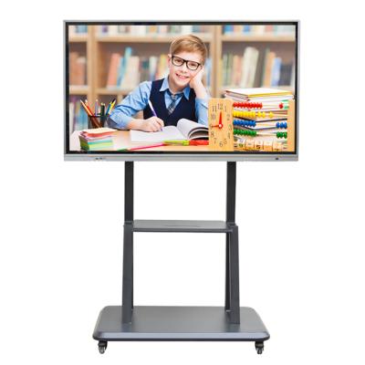 China Aluminum Alloy 86 Inch Interactive Panel Interactive Infrared Touch Smart Whiteboard Board for sale