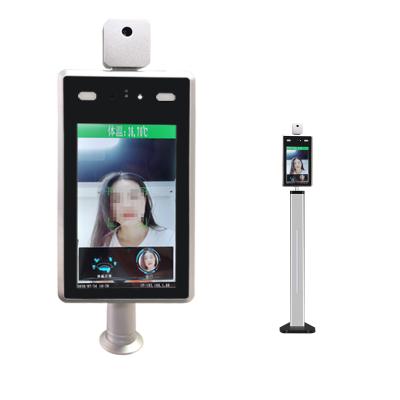 China Camera Face Recognition System Integrated Face Recognition With Thermometer Face Recognition Temperature Measurement for sale