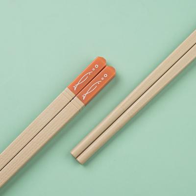 China 9 Inch Long Disposable Anti-hot Design Fancy Premium Fiberglass Special Fancy Fiberglass Chopsticks for sale