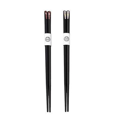 China Disposable Chopsticks Gift Set Pet Japanese Black Fiberglass Alloy Sushi Chop Sticks, Japanese Alloy Fiberglass Chopsticks For Sushi for sale