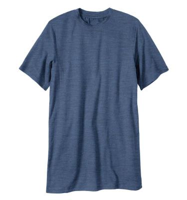 China Anti-Wrinkle Mens Lightweight Merino Single Jersey 150g Classic Crewneck Top Tee for sale