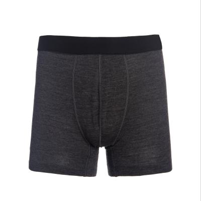 China Antibacterial Warm Mens Superfine Merino Wool Knitted Boxer Brief for sale