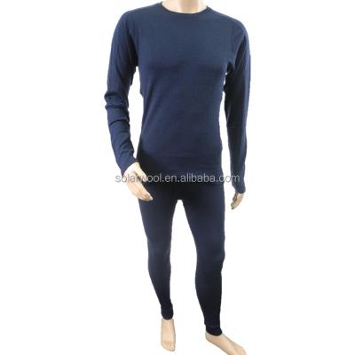 China Antibacterial Men's Merino Wool Coupling Underwear Set for sale