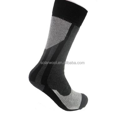 China Antibacterial Custom Colored Mens Compression Merino Wool Increasing Socks for sale