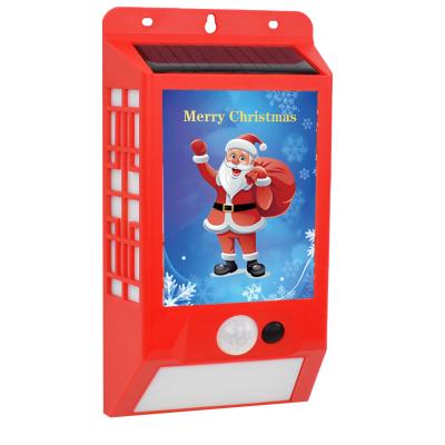 China ABS+PC 2022 New Products Christmas Santa Claus Decoration Waterproof IP44 IP65 Outdoor Solar Powered Party Lights for sale