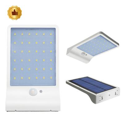 China Hot Sale Outdoor High Quality Security Solar Wall Light 36 LED Motion Sensor Led Wall Light for sale