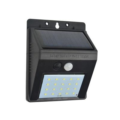 China Hot Sale 20led Motion Light Outdoor Solar Waterproof Outdoor LED Wall Light for sale