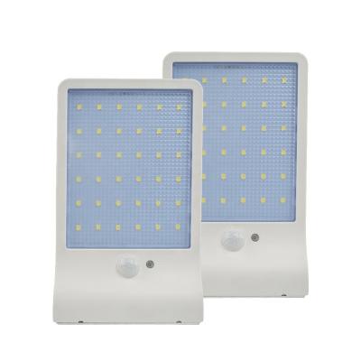 China ABS Yucheng Wireless 24 Hours Running Outdoor Solar Motion Sensor Wall Light for sale