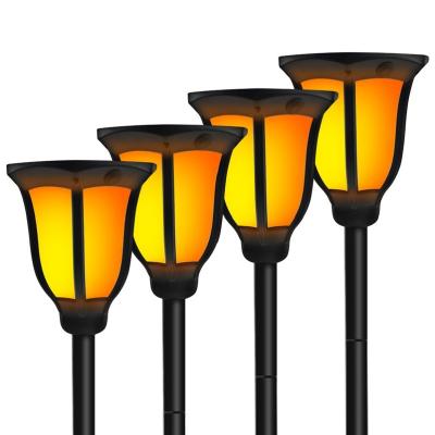 China Garden Factory Direct Supplier LED Solar Torch Lamp For Garden Decoration Landscape Flickering Lights for sale