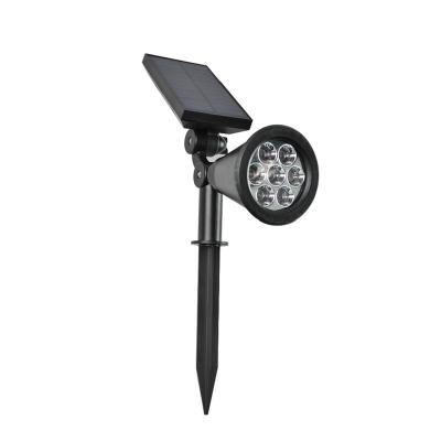 China Garden / Patio / Lawn High Efficiency 7 Led Outdoor Solar Lawn Light Waterproof Solar IP65 Spotlight for sale