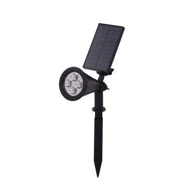 China Solar Powered LANDSCAPE LED Garden Light With Battery Waterproof ABS IP65 High Brightness Outdoor Solar Spot Lighting for sale