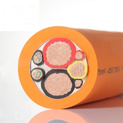 China electric car rasistant high voltage ev wire power insulation EV TPE/silicone heating filler cable for sale