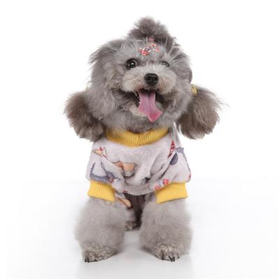 China New Sustainable Dog Christmas Clothes Santa Claus Pet Clothes Christmas Pet Pajamas Dog Clothes for sale