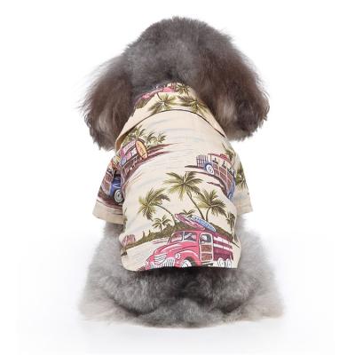 China New Design Sustainable Pet Shirt For Dogs Hawaii Style Summer Dog T-shirt Fashion Dog Clothes for sale