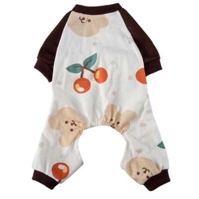 China Lovely Viable Dog Pajamas All Seasons Pet Clothes With Four Legs Indoor Dog Global Wholesale for sale