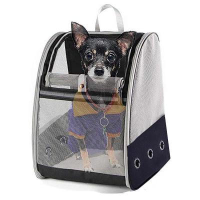 China High Quality Breathable Dog Cat Bags New Fashion Dog Mesh Pet Carrier Travel Breathable Backpack for sale