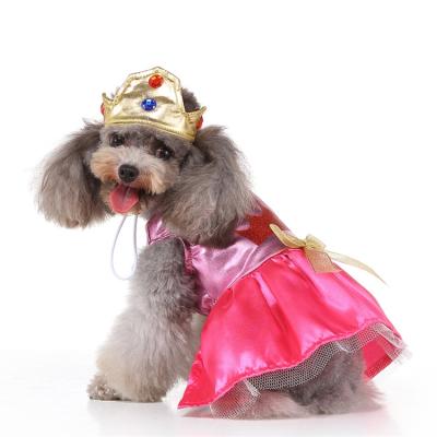 China Viable Stylish Princess Birthday Party Dog Clothes Funny Dog Costume for sale