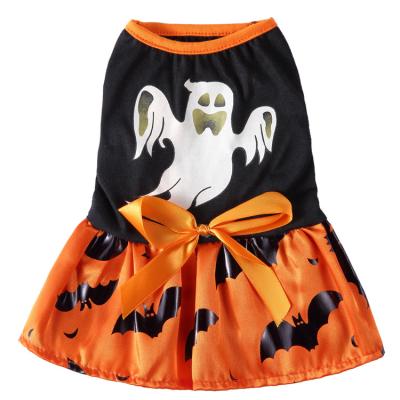 China 2020 holiday little dog Halloween pet props ghost pet model dog viable tutu dress clothes funny for sale