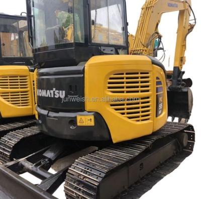 China Garment shops used KOMATSU PC55mr crawler excavator, KOMATSU PC55 PC55MR-2 PC56 PC35mr PC40mr PC78us, mini excavator for sale for sale