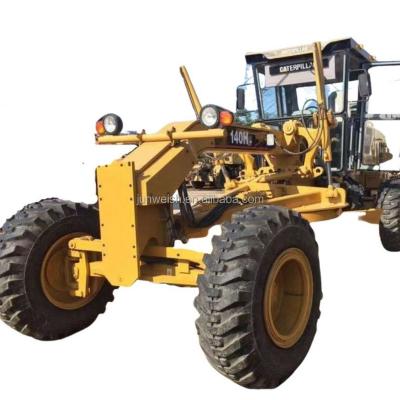 China CAT good quality 140h engine construction second hand grader used cheap crawler 140G 140K 140 engine grader for sale for sale