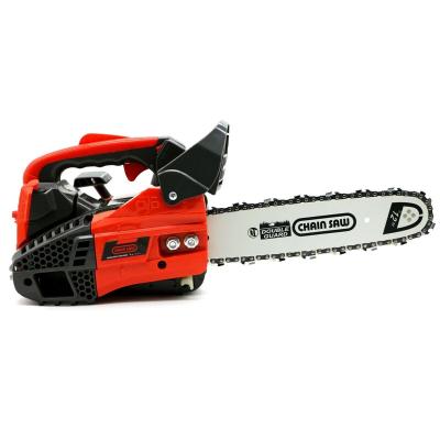 China 2-Stroke 12 Inch Gasoline Chainsaw 2-Stroke 1000W 25.4CC Top Handle Gas Power Chainsaw 12