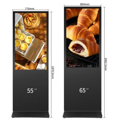 China Wholesale Smart Split Screen 55 Inch Display Mall Mini Screen Monitor Adversting Digital Indoor Advertising Indoor Advertising Signage for sale