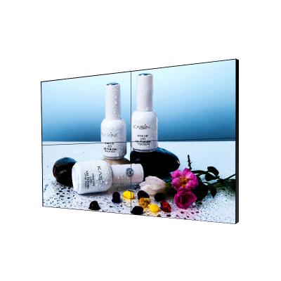 China Smart Split Screen Shopping Mall Slim Wall Lcd Screen Seamless Splicing Video Price Tiled Super Narrow Bezel Lcd Video Wall for sale