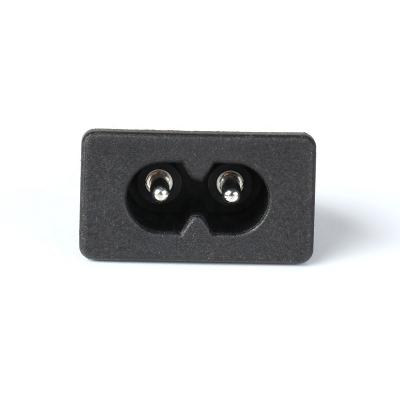 China LZ-8-6S1 Noise Plug Industrial Wholesale IEC 60320 C8 AC PLUG AC POWER SOCKET Outlet Connector for sale