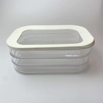 China Freshness retention 3 layers of lightweight lunch box for different dishes school days for sale