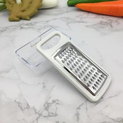 China Wholesale Kitchenware Viable Manual Cheese Grater With Container Hand Grater Carrot Grater for sale