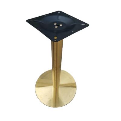 China Factory sale modern hot modern stainless steel style titanium plated table base for sale