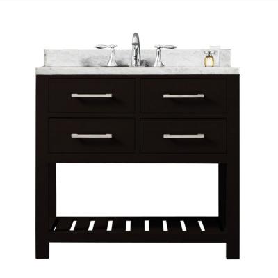 China Modern Bathroom Floor Cabinet Wood Design Classic Bathroom Cabinet for sale