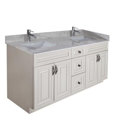 China New Design Modern Bathroom Vanity Solid Wood Modern Bathroom Cabinet for sale