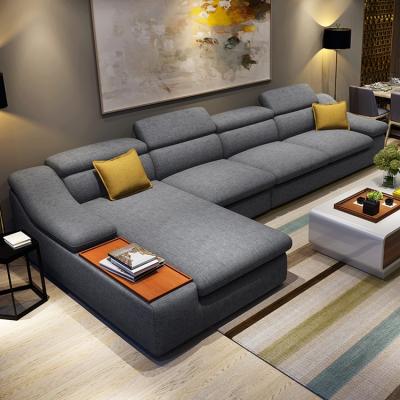 China Modern fabric L living room leisure chair sofa for sale